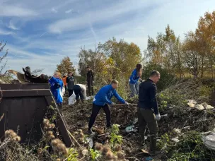 В Лысковском округе начали ликвидировать несанкционированную свалку